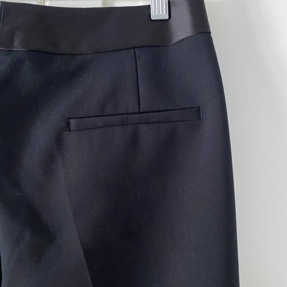 NWT Zara Black Tuxedo Pant with Satin Waistband (XL) - Picture 3 of 8